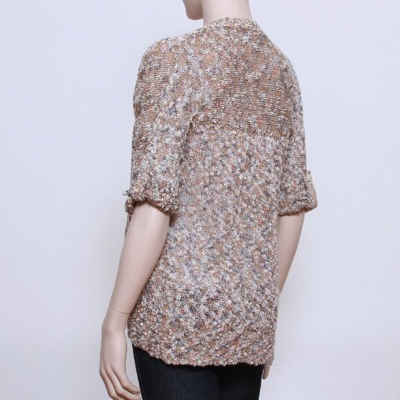 Chico's Knit Open Cardigan with Sleeve Strap Multicolors Women Size S - Picture 5 of 10